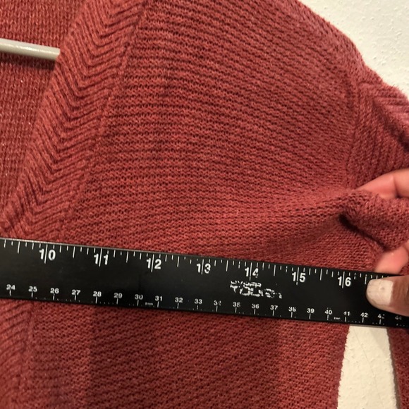 Old Navy Girls Cardigan Sweater Fringe Knit Rust S (6-7) Kid Apparel - Picture 4 of 5